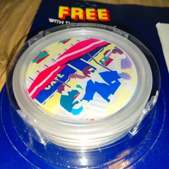 NEW Vintage Kent Coasters Set-4 Pieces in Package Tobacco Cigarette 1980's Promo - Picture 3 of 5